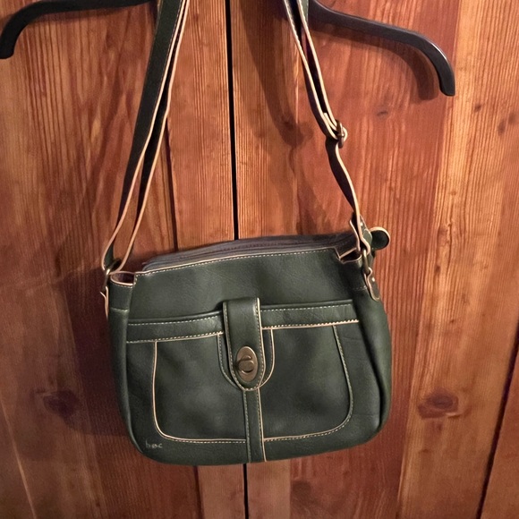 B.O.C. BORN CONCEPTS - EUC Shoulder purse/7 pocket bag/Olive Green - Picture 10 of 12